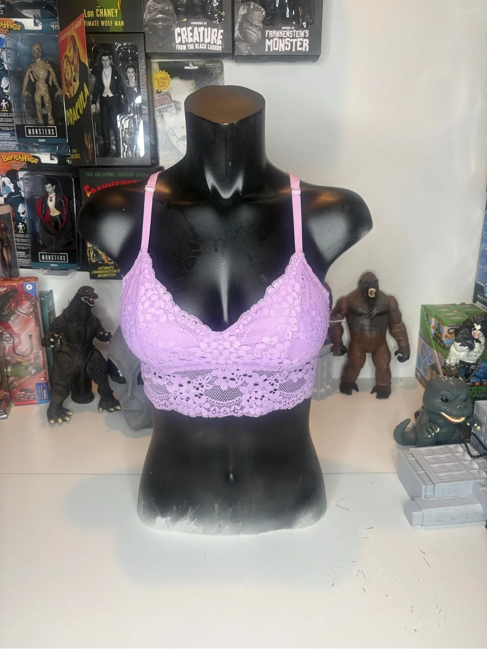 Forever 21 Pink & Lavender Lace Bralette Set